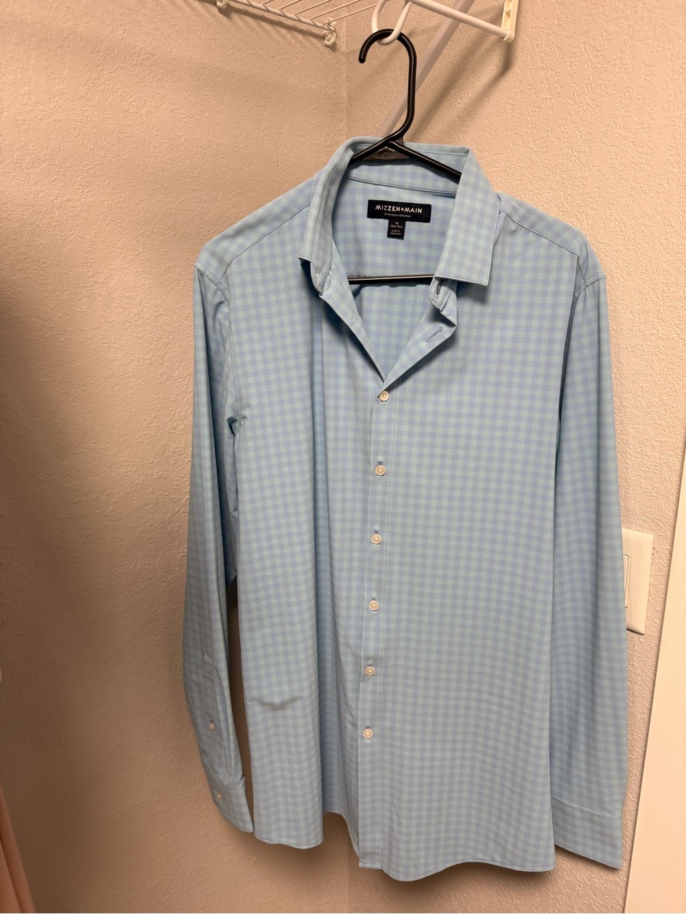 Mizzen+Main Performance Dress Shirt- Medium Trim Tall